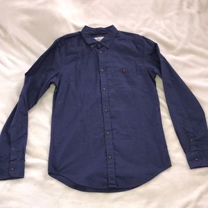 Dark Blue Botton Up from Cotton On